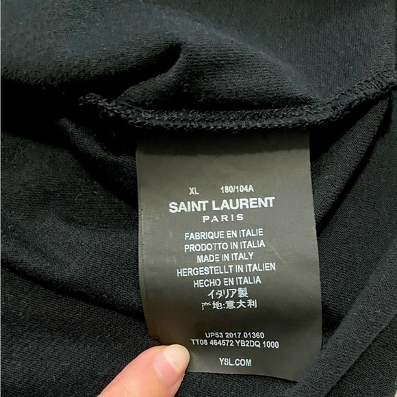 Saint Laurent Rive Gauche T-Shirt - Picture 3 of 6